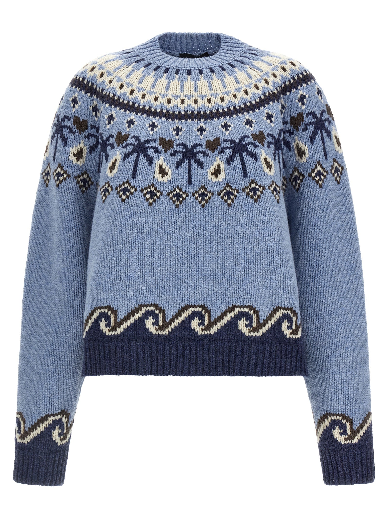 Alanui Sweet Winter Sweater — Blue