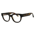 Philipp Plein VPP146M0722 Square Full Rim Havana Eyeglasses — Brown