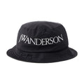 J.W. Anderson AC0175 Logo-Embroidered Nylon Bucket Hat — Black