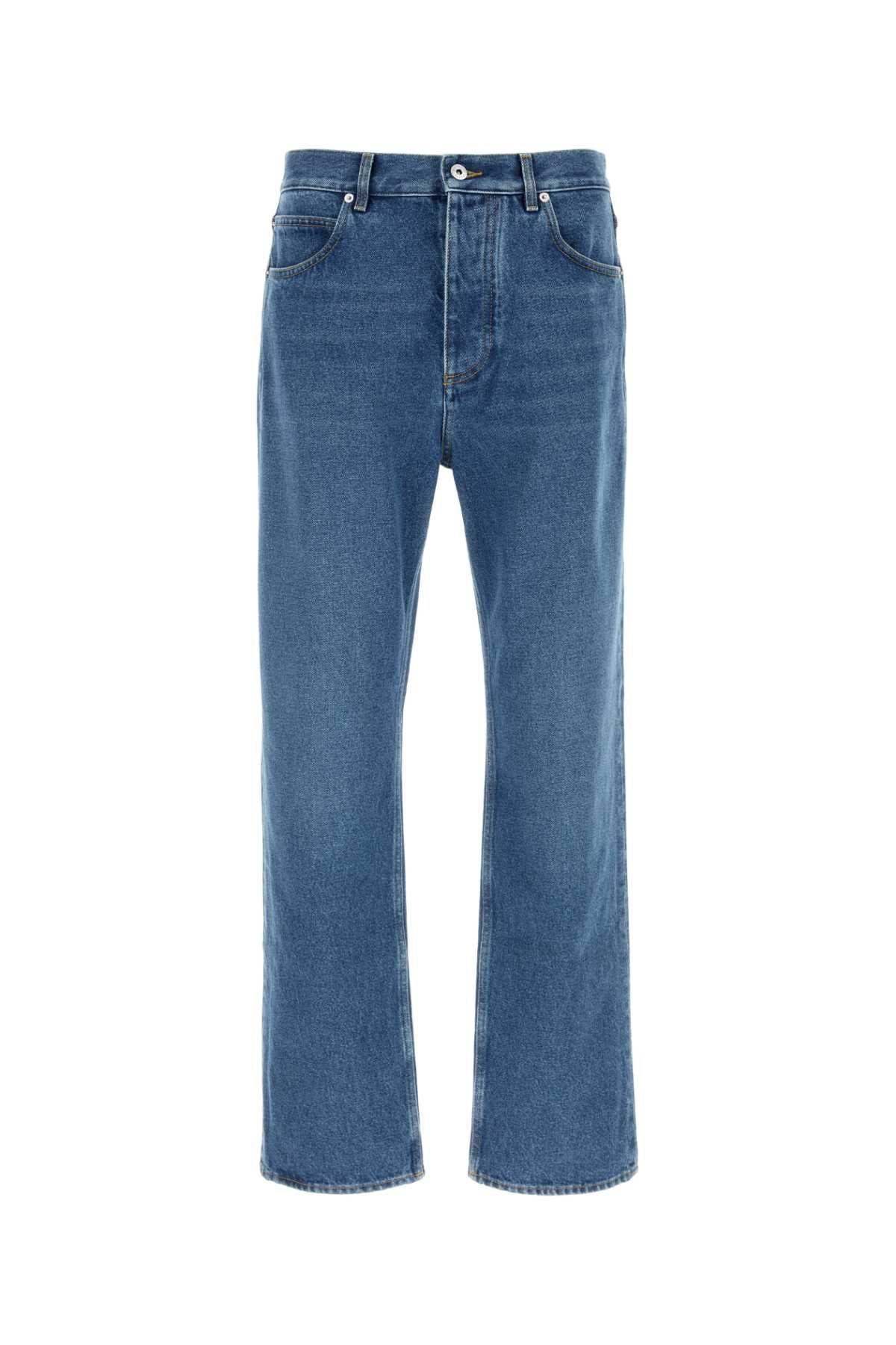 Bottega Veneta Cotton Denim Jeans — Blue