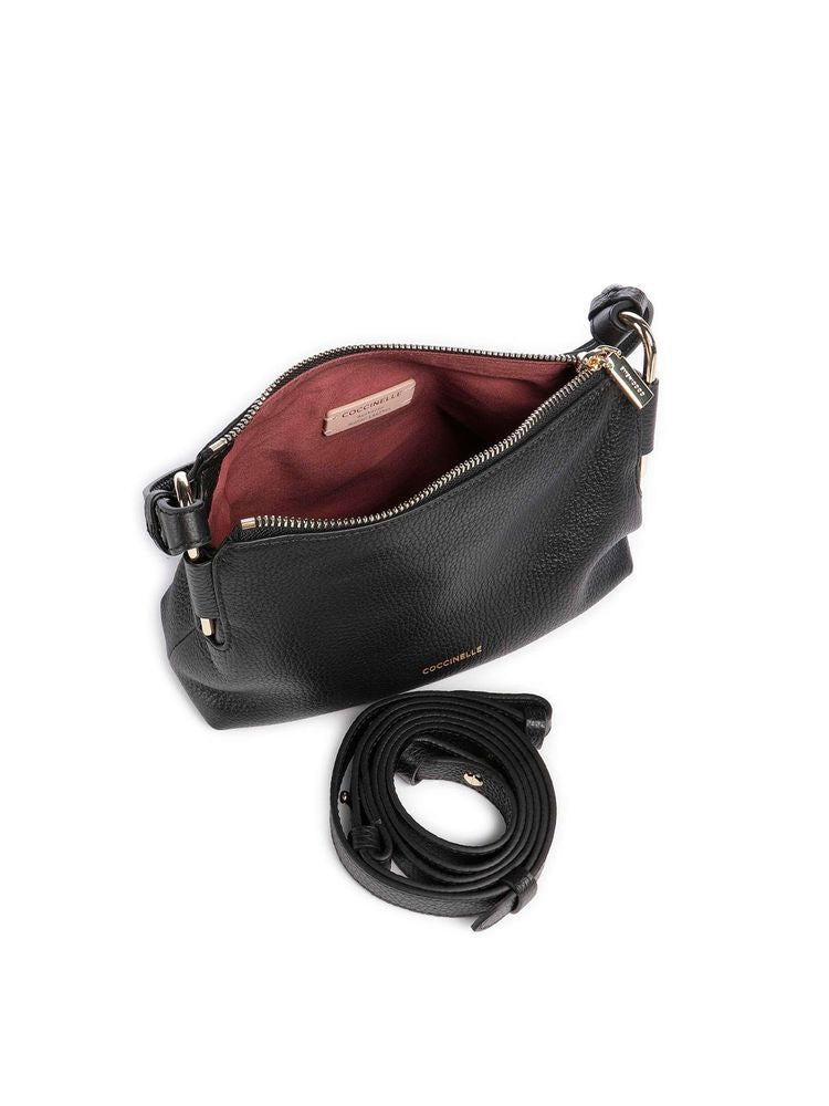 Coccinelle Rebekka Mini Shoulder Bag — Black