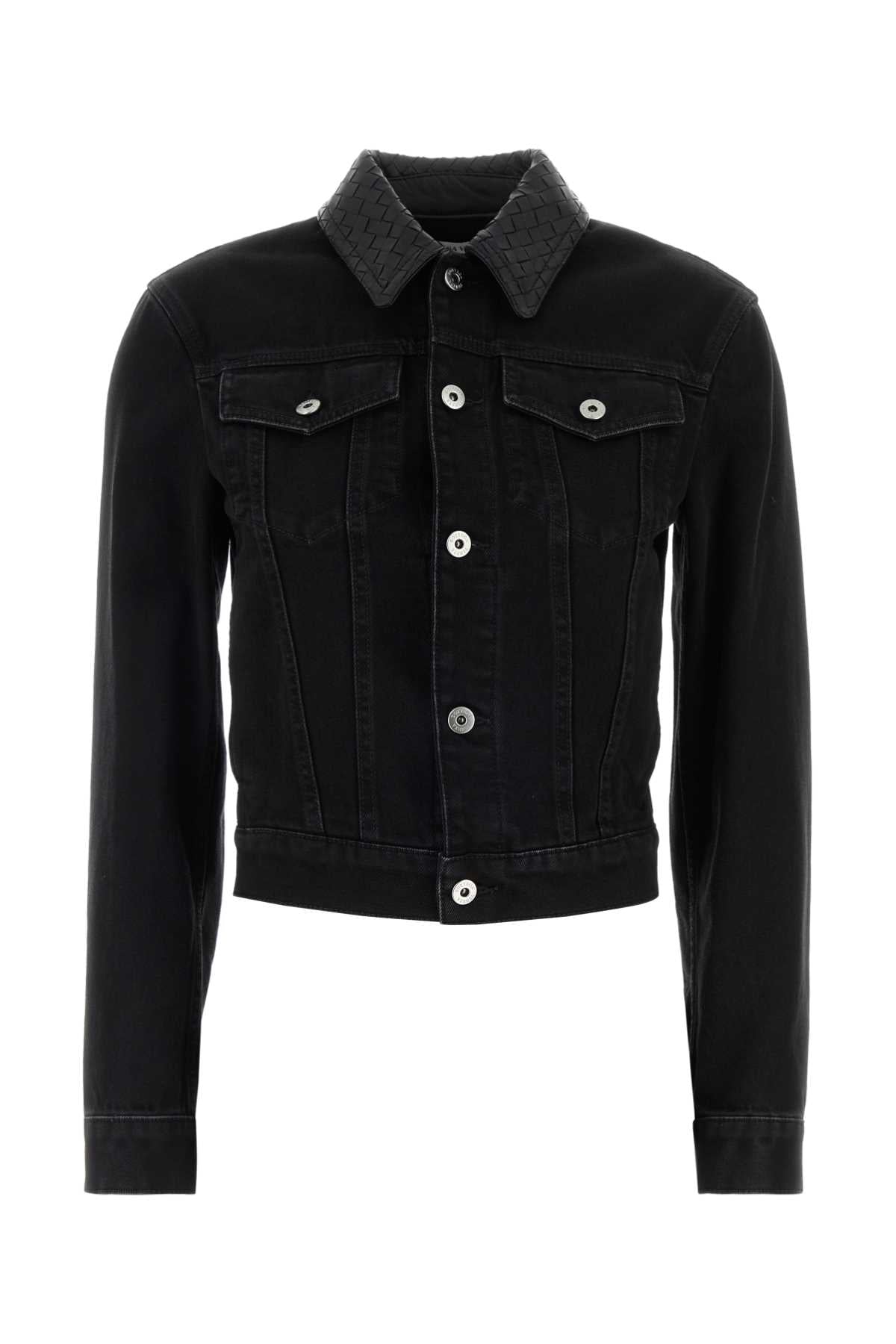 Bottega Veneta Cotton Denim Jacket — Black