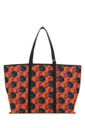 MCM Monogram Jacquard Tote Bag — Orange