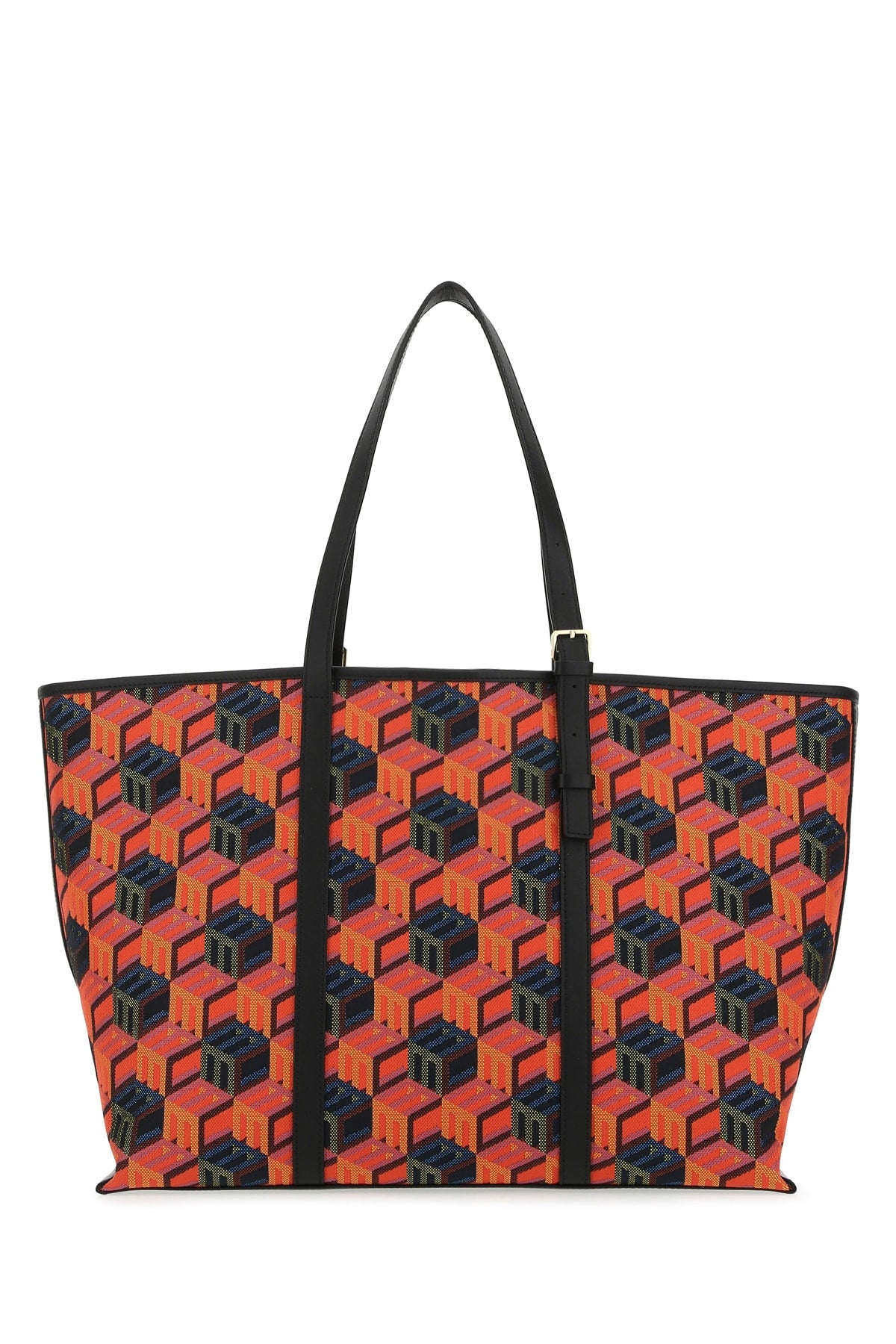 MCM Monogram Jacquard Tote Bag — Orange