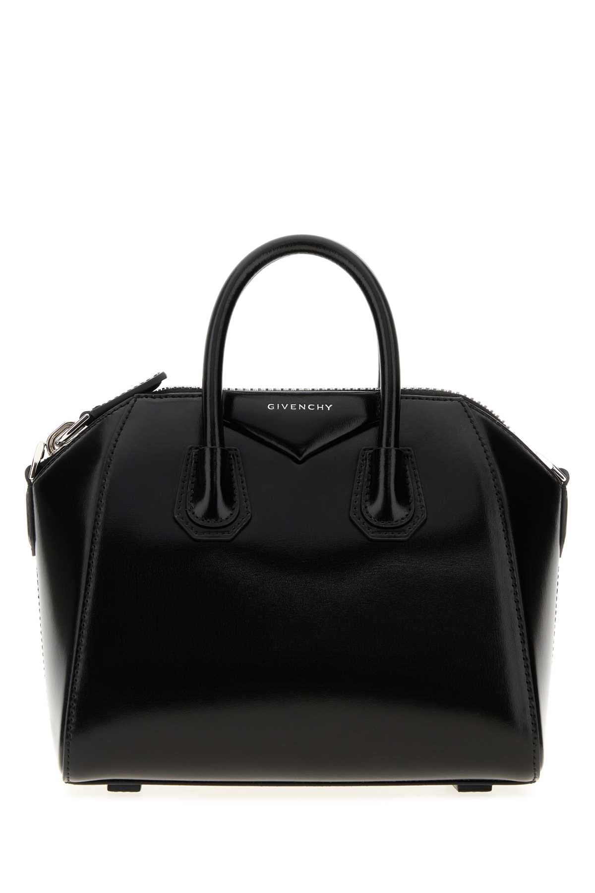 Givenchy Leather Top Handle Bag — Black