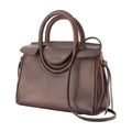 Staud Maude Mini Carryall Top Handle Bag — Brown