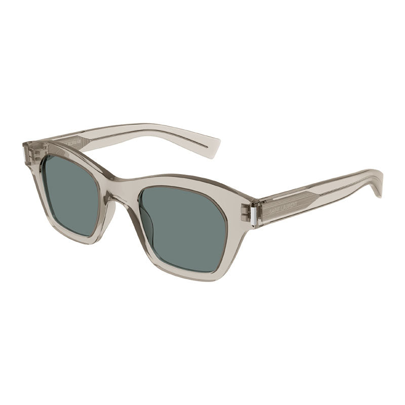 Saint Laurent SL592001 Transparent Frame Sunglasses — Beige