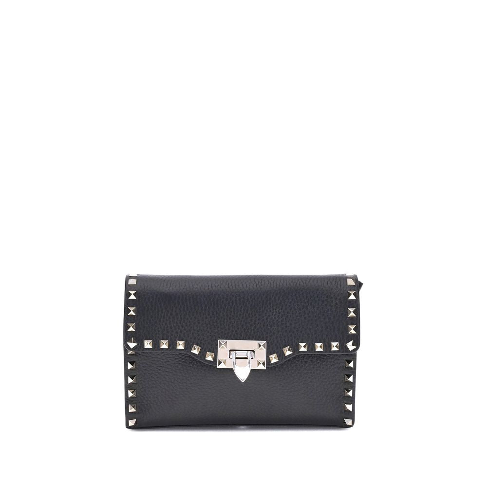Valentino Garavani Rockstud Shoulder Bag — Black