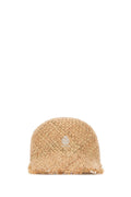 Prada CAPPELLI Raffia Baseball Cap — Beige