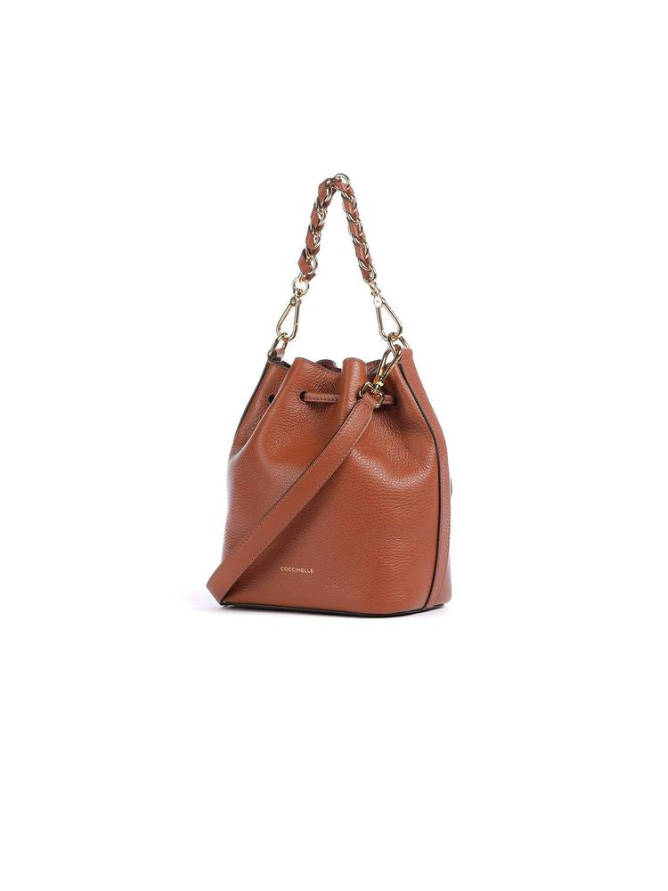 Coccinelle Beat Generatio Bucket Bag — Cognac