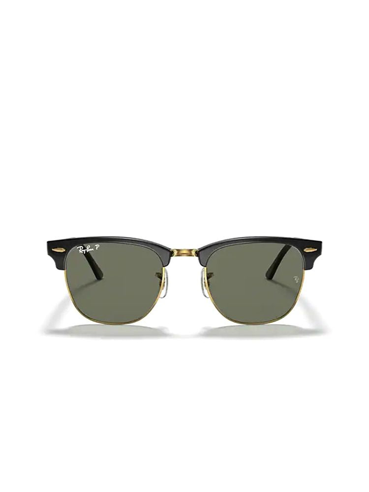 Ray-Ban 0RB3016 Clubmaster-Style Sunglasses — Black