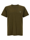 Stone Island Flamed Cotton T-Shirt — Green