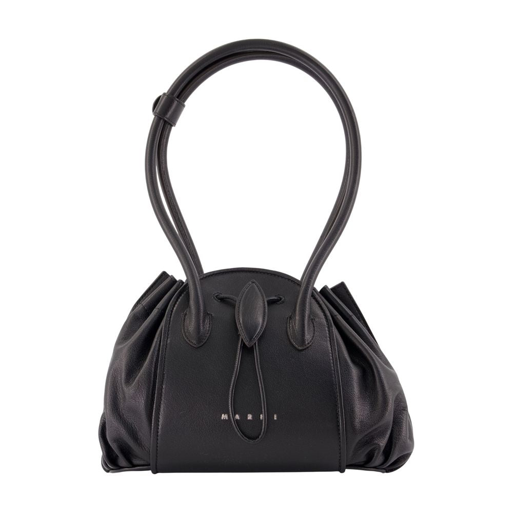 Marni Tulipea Shoulder Bag — Black