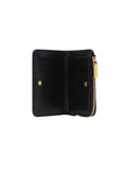 Coccinelle Calf Split Leather Wallet — Black