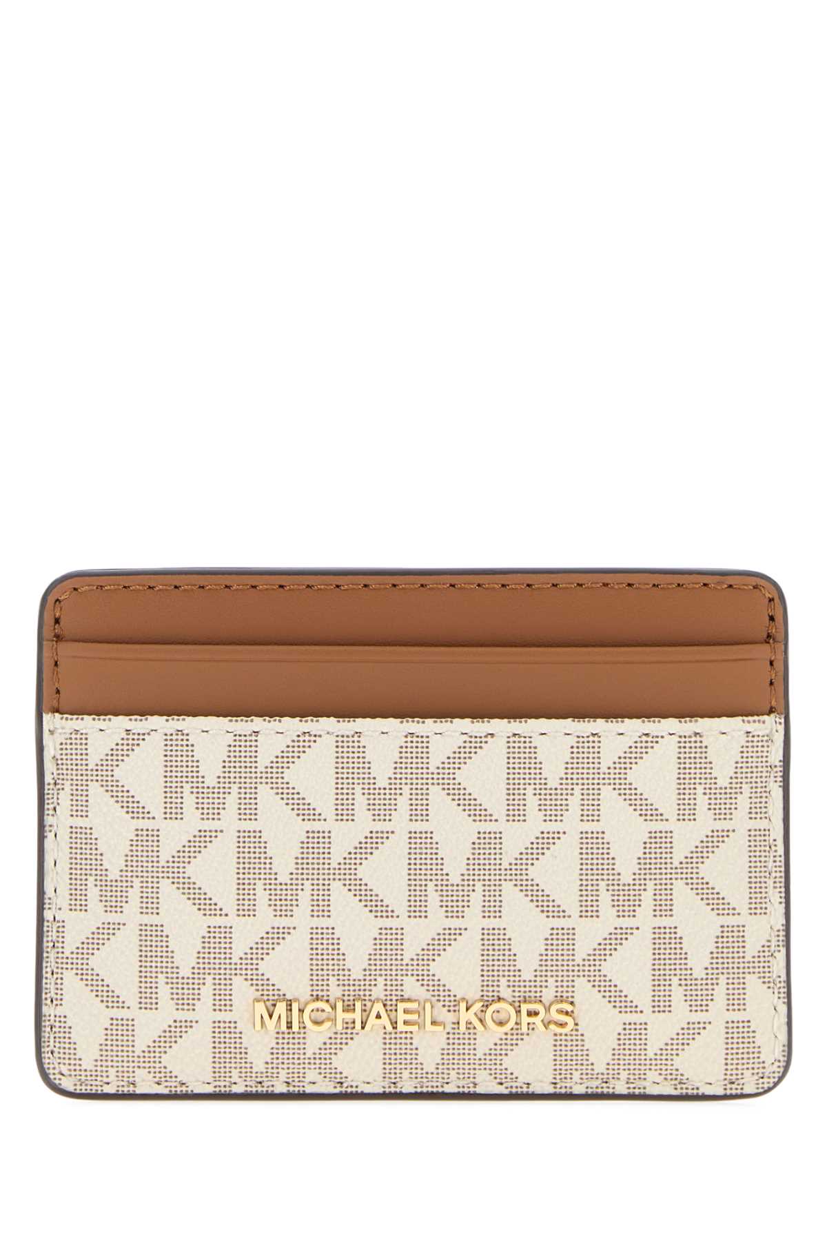 Michael By Michael Kors Holder Card Case — Beige