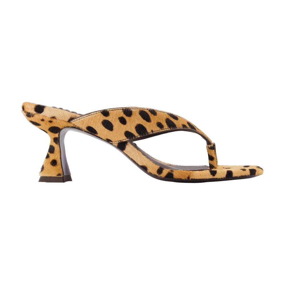 Cult Gaia Abi Heel Sandal — Brown