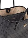 Guess Victtoria Large 2 In 1 Tote Bag — Black
