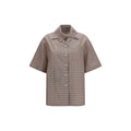 Prada Check Cotton Shirt — Multicolor