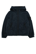 Stone Island Kids Parka Down Jacket — Navy