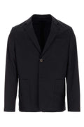 Prada Lightweight Cotton Blazer — Navy