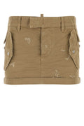 Minifalda Dsquared2 Archive — Beige