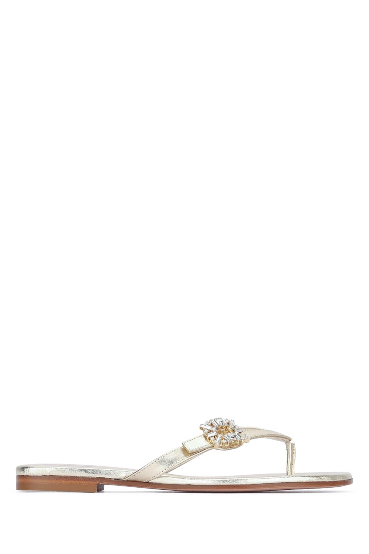 Roger Vivier Infradito Sandal — Gold