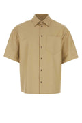 Camisa de cuero Prada - Beige