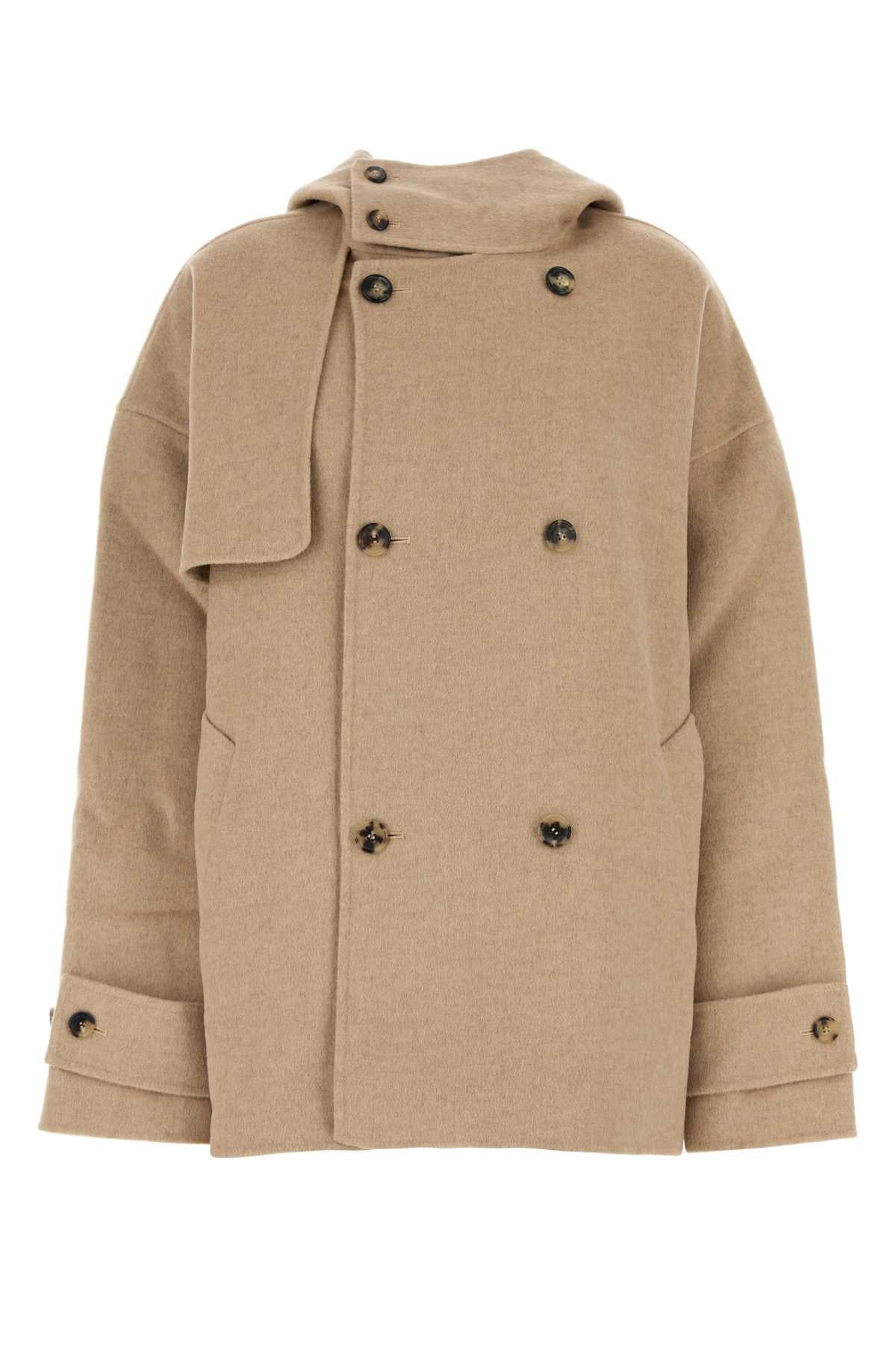 JW Anderson Peacoat Coat — Beige