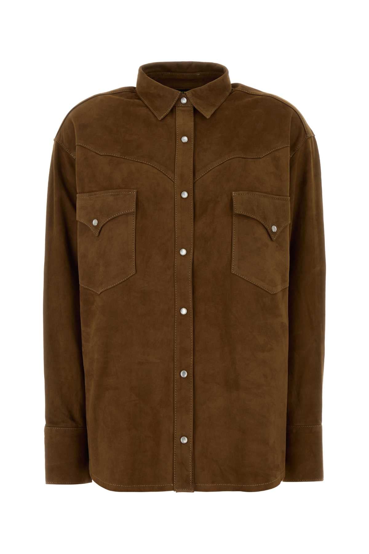 Lois Pocket Shirt — Brown