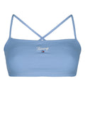 Tommy Hilfiger Jeans Ribbed Cotton Tank Top — Blue