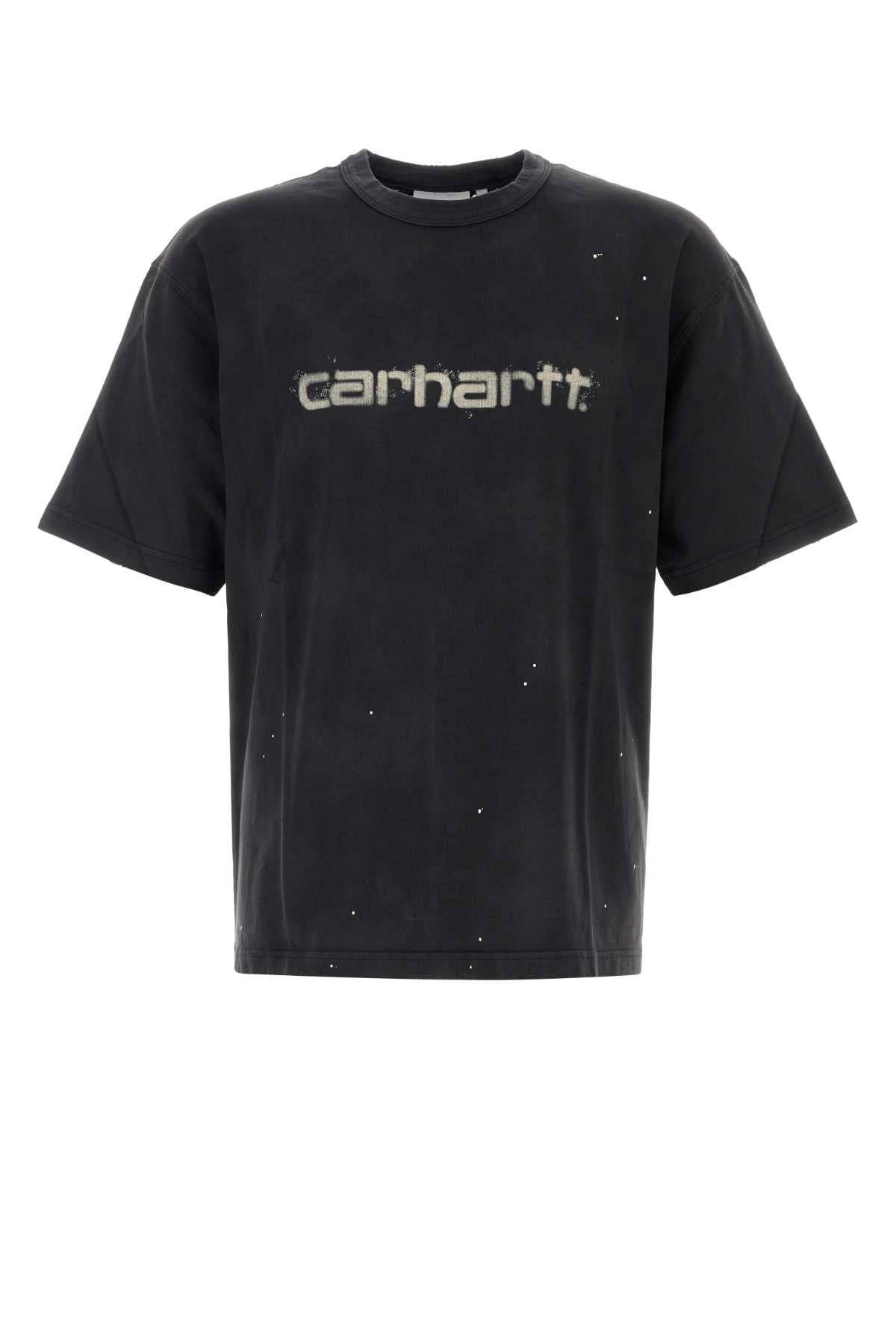 Carhartt Wip Organic Cotton Logo T-Shirt — Black
