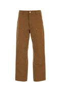 Carhartt Wip Double Knee Pant Cargo Pants — Brown