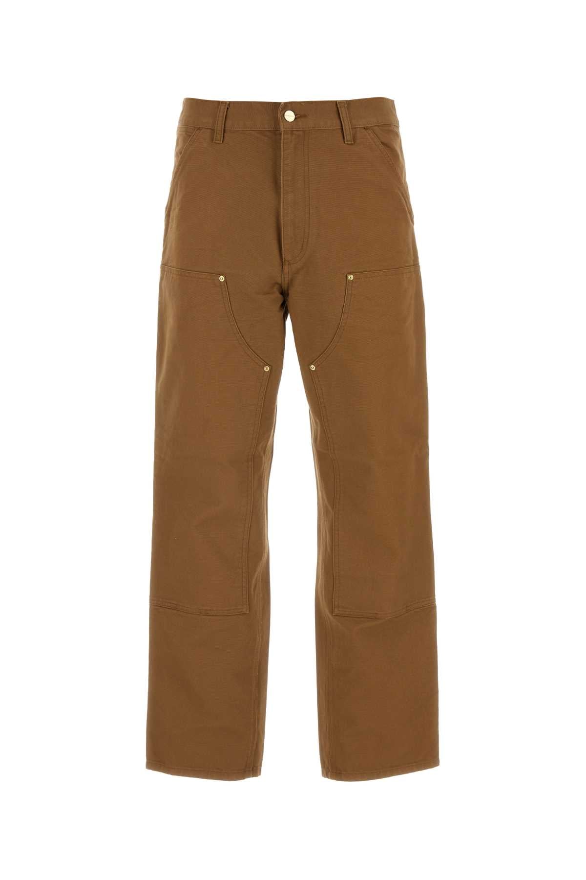Carhartt Wip Double Knee Pant Cargo Pants — Brown