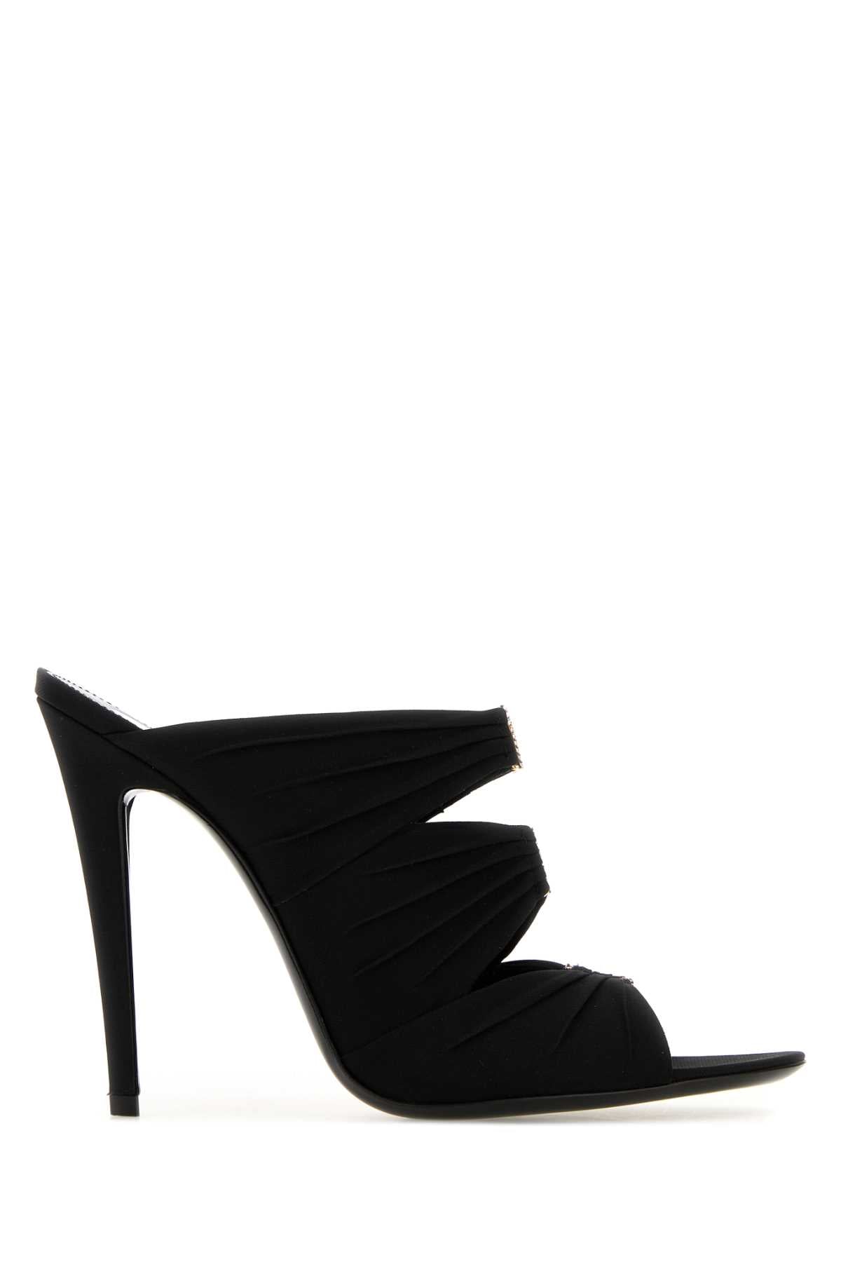 Saint Laurent Emilie Mule — Black
