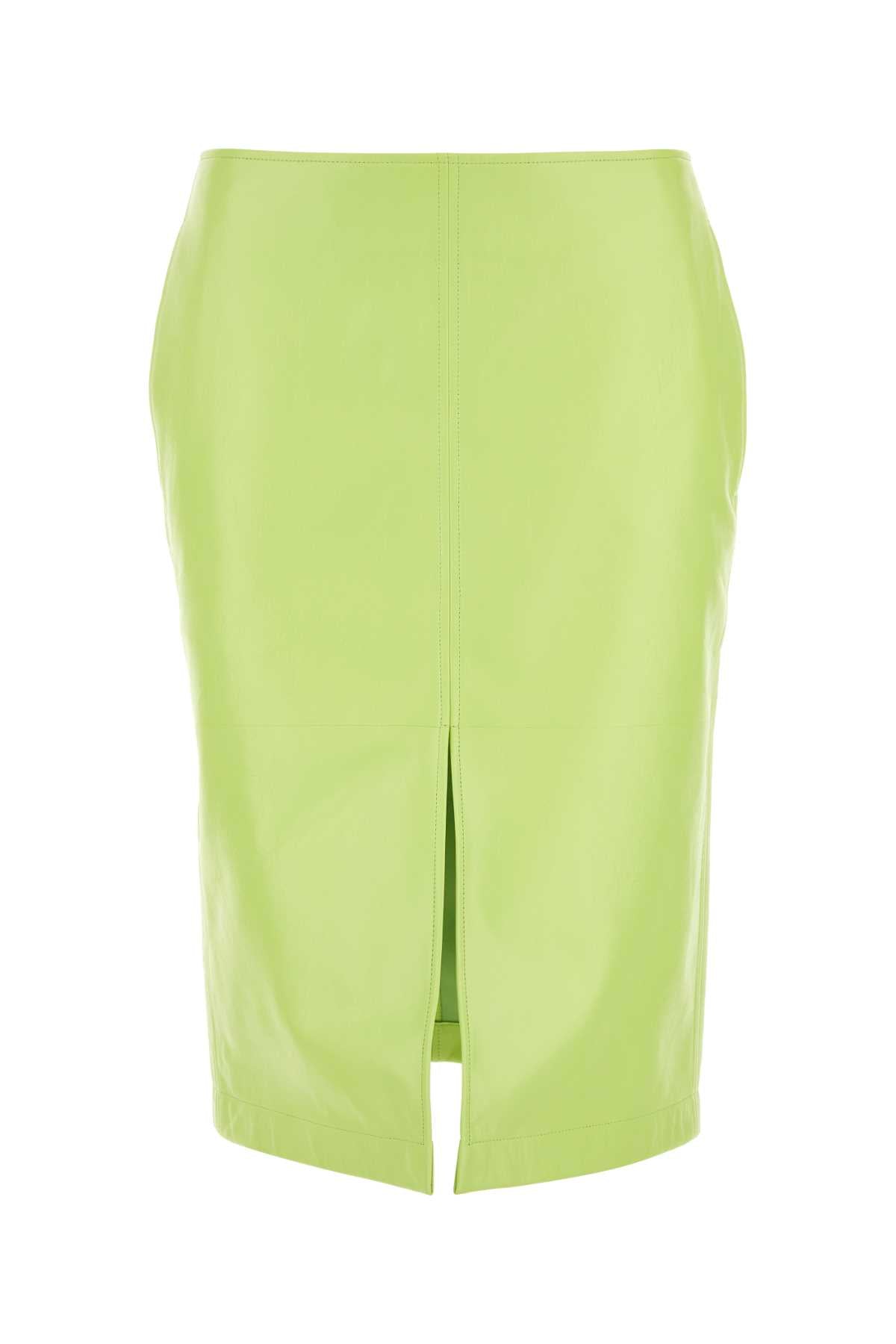 Bottega Veneta Gonna Skirt — Yellow