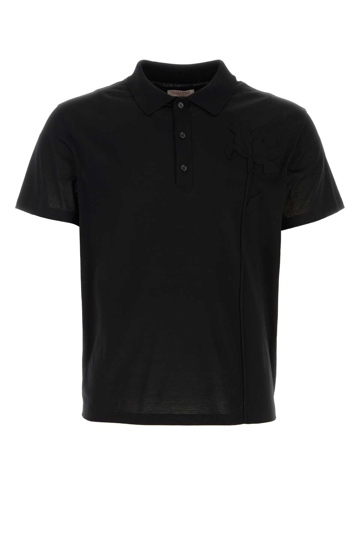 Valentino Garavani Polo Shirt — Black