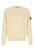 Stone Island Cotton Knit Sweater — Beige