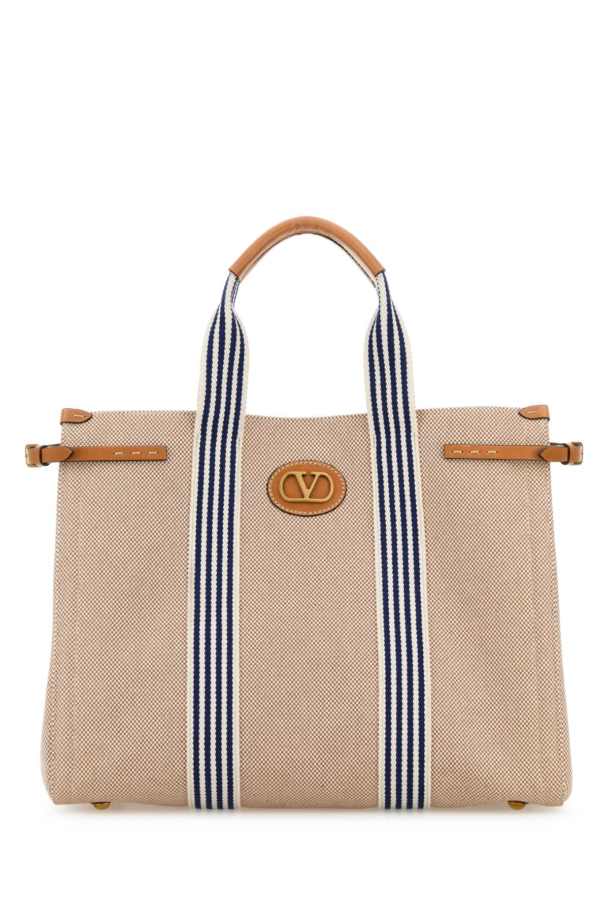 Valentino Garavani Antibes Tote Bag — Beige