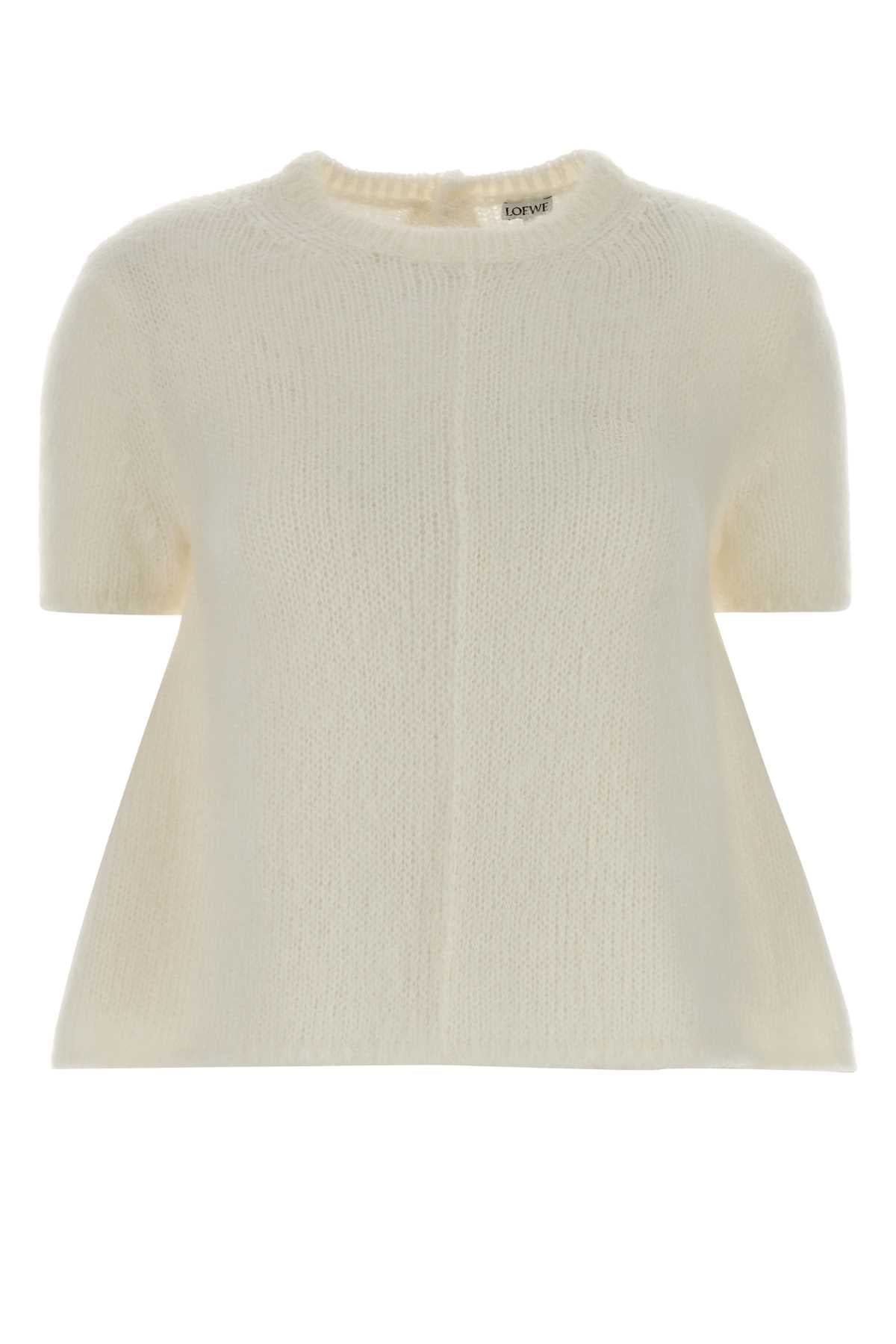 Suéter Loewe de manga — Blanco