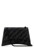 Balenciaga Crush Shoulder Bag — Black