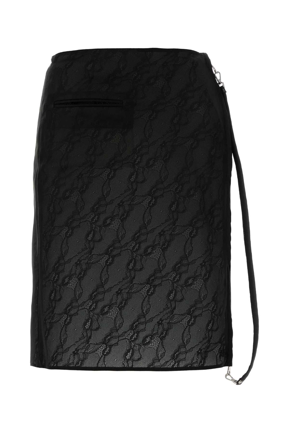 Courreges Lace Skirt — Black