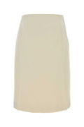 Jil Sander Crepe Skirt — Beige