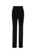 Saint Laurent Wool Trousers — Black