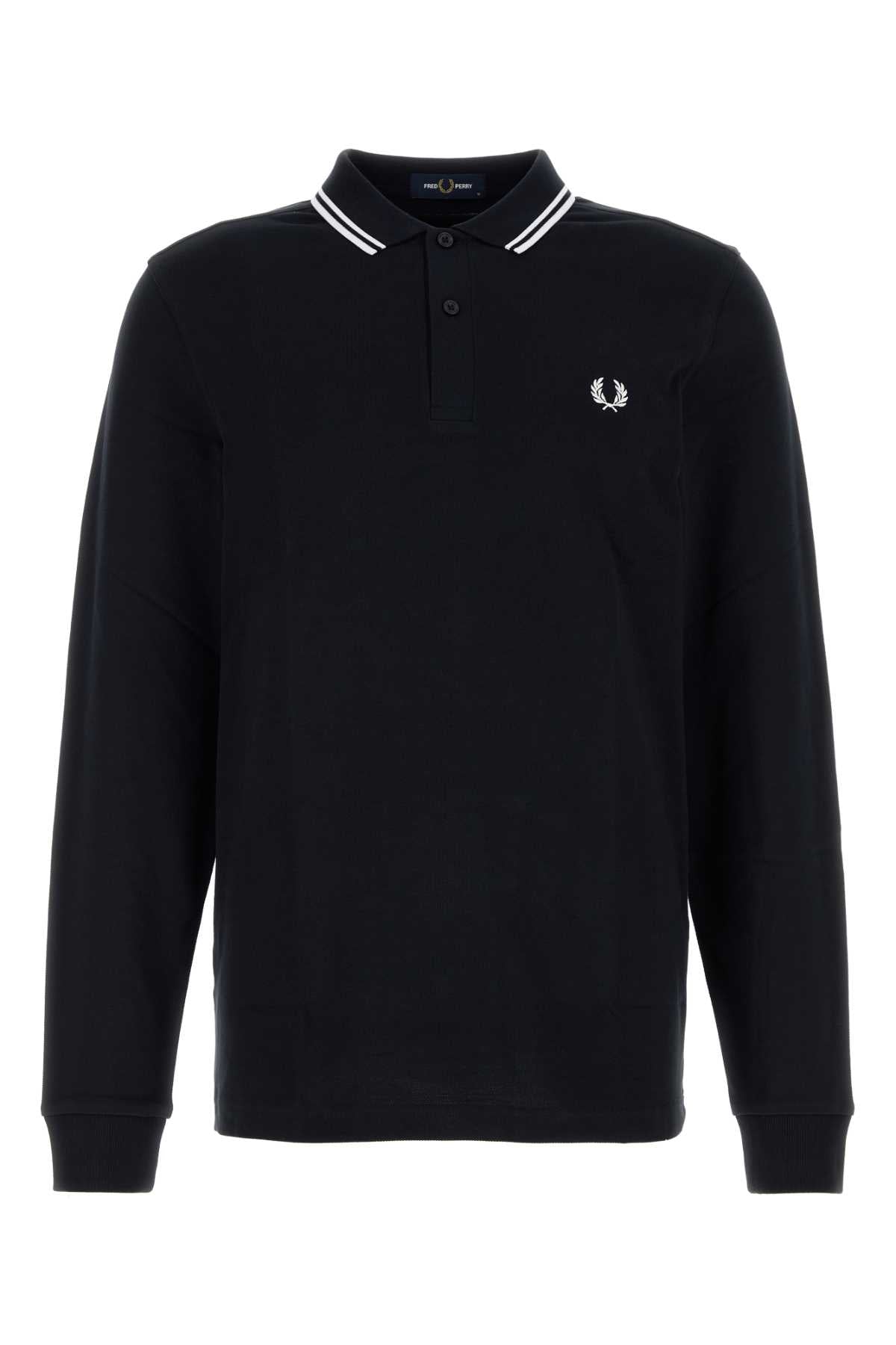 Fred Perry Twin Polo Shirt — Navy