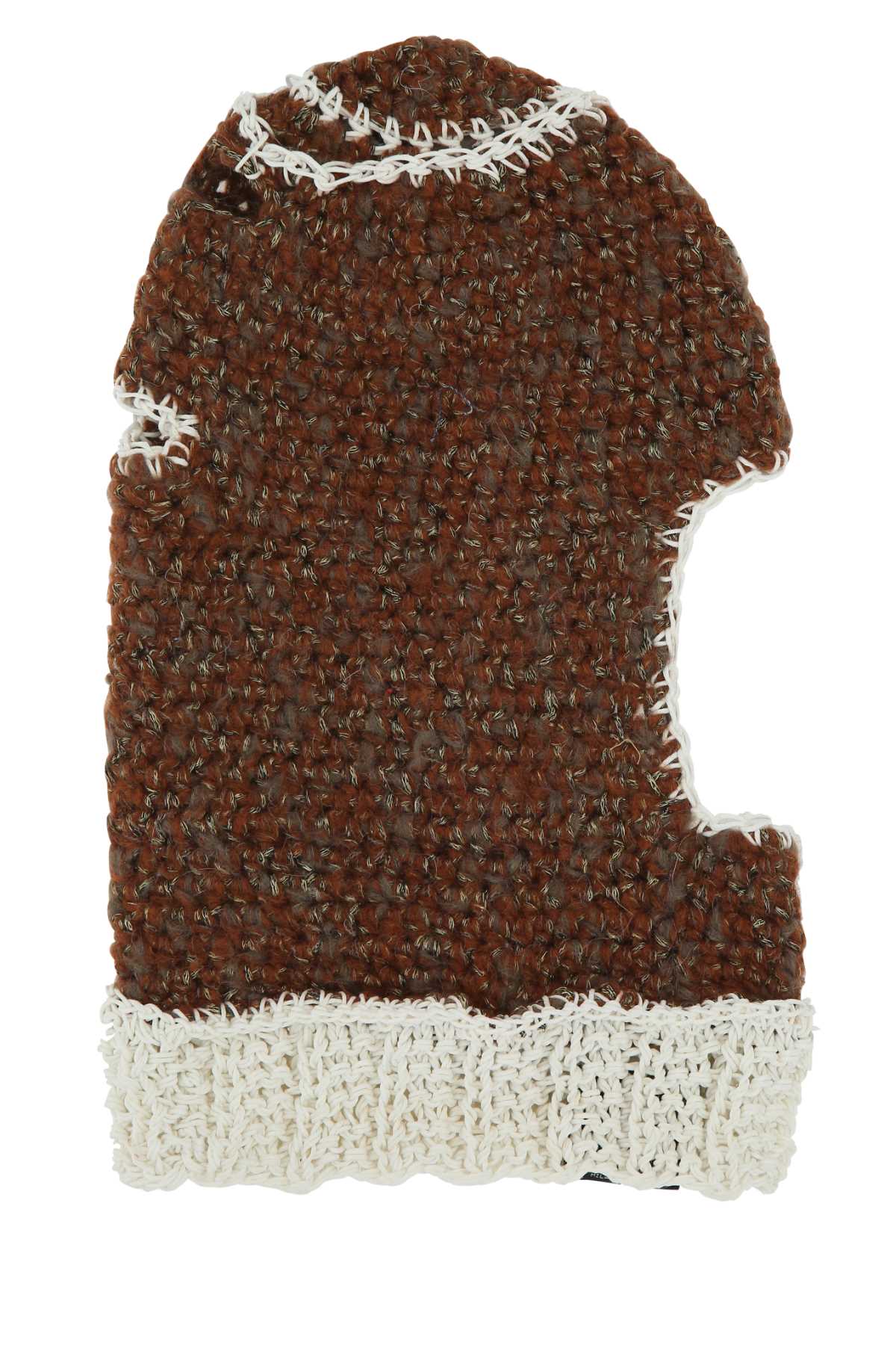 Vitelli CUFFIA Regenerated Yarns Balaclava — Brown