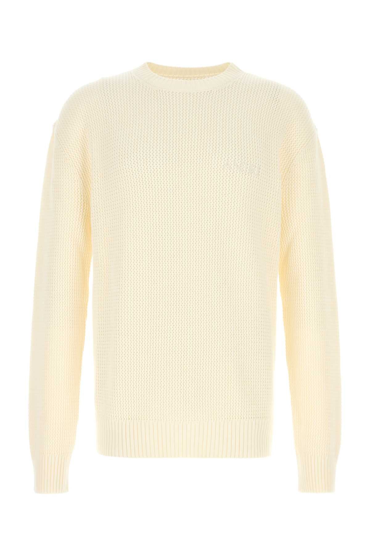 Amiri Crochet Sweater — Beige