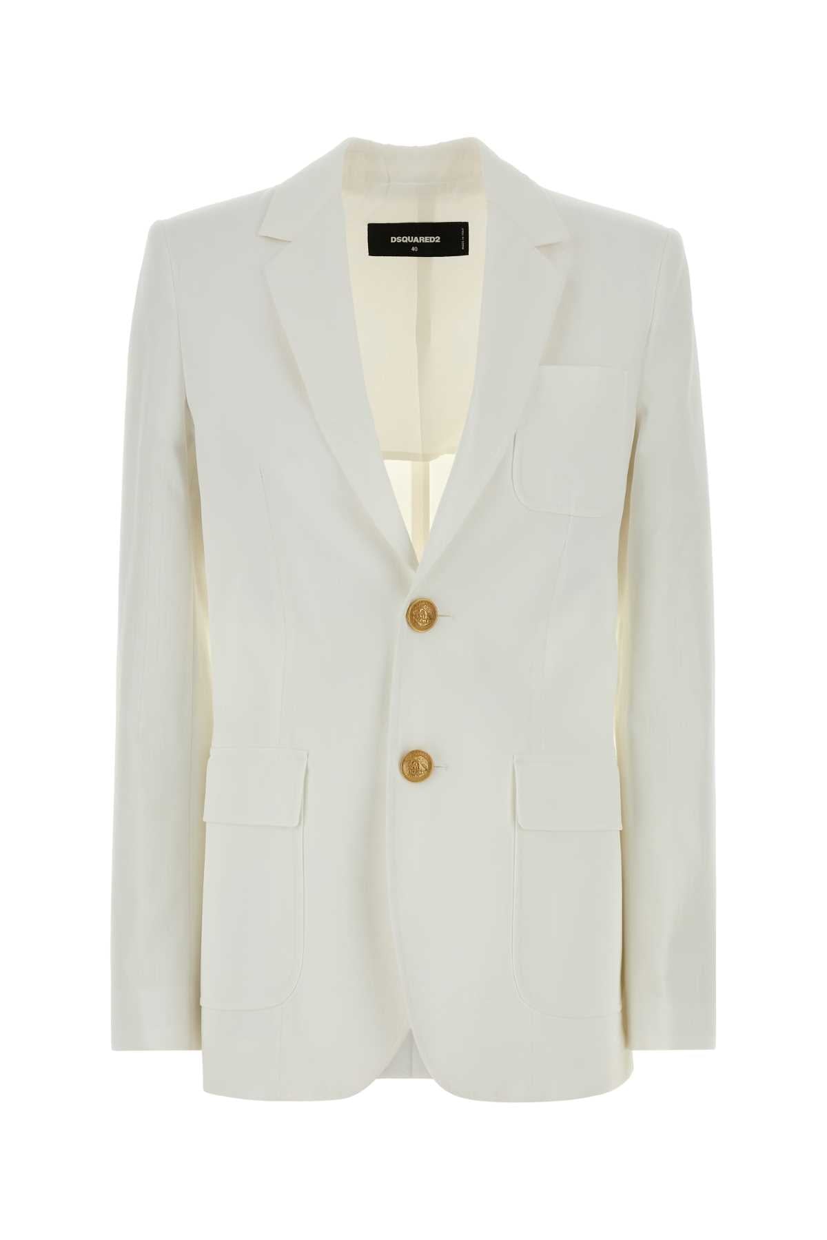 Dsquared2 Jacket Blazer — White