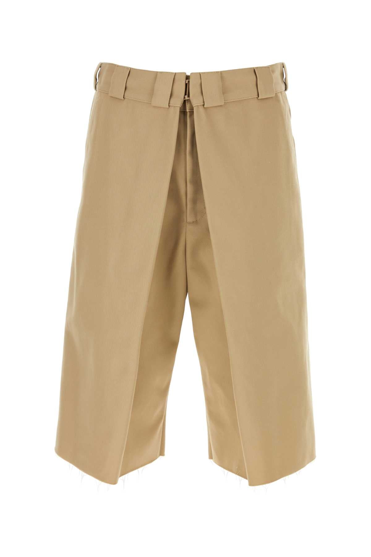 Givenchy Polyester Blend Bermuda Shorts — Beige