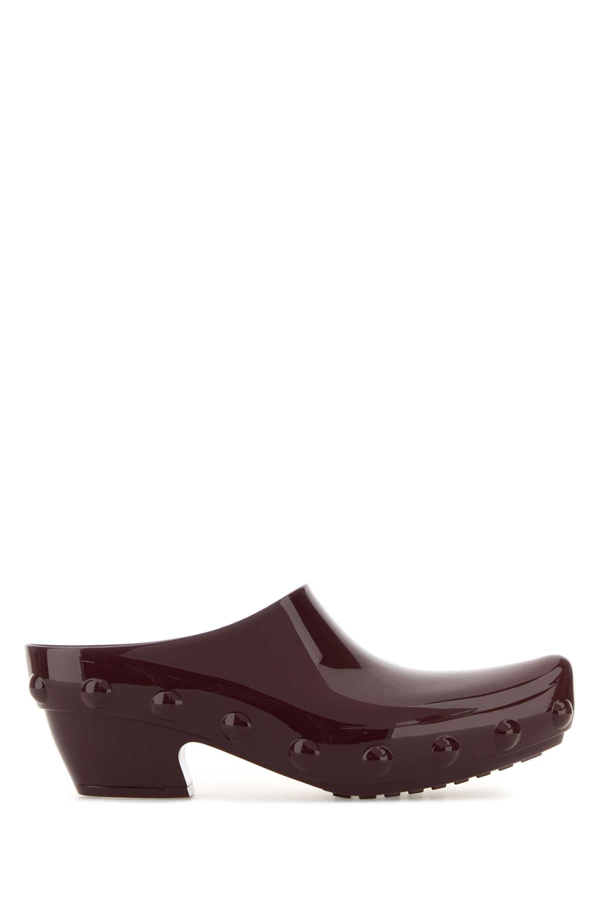 Bottega Veneta Gomma Mule Heel — Brown