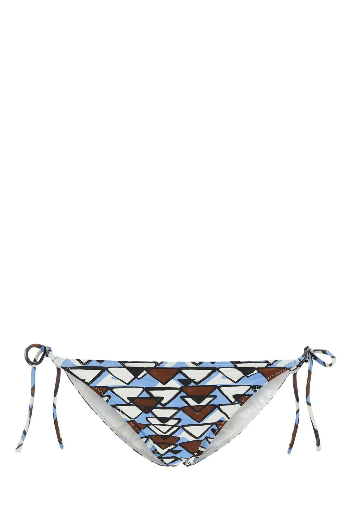 Prada Bagno Bikini Bottom — Blue